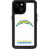NFL Los Angeles Chargers Distressed iPhone 13 Mini Waterproof Case
