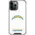 NFL Los Angeles Chargers Distressed iPhone 13 Pro Max Clear Case