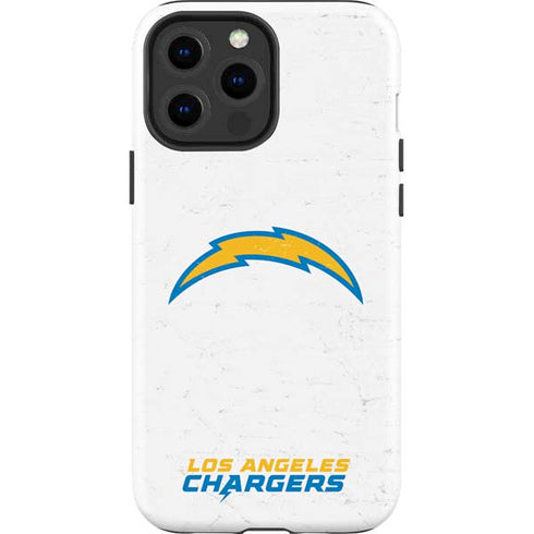 NFL Los Angeles Chargers Distressed iPhone 13 Pro Max Impact Case
