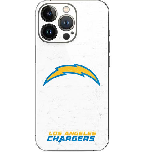 NFL Los Angeles Chargers Distressed iPhone 13 Pro Skin