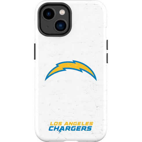 NFL Los Angeles Chargers Distressed iPhone 14 Plus Impact Case