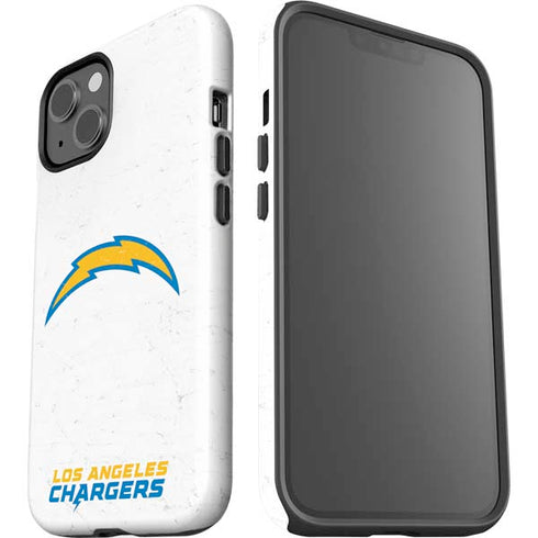 NFL Los Angeles Chargers Distressed iPhone 14 Plus Impact Case