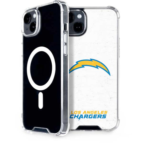 NFL Los Angeles Chargers Distressed iPhone 14 Plus MagSafe Case