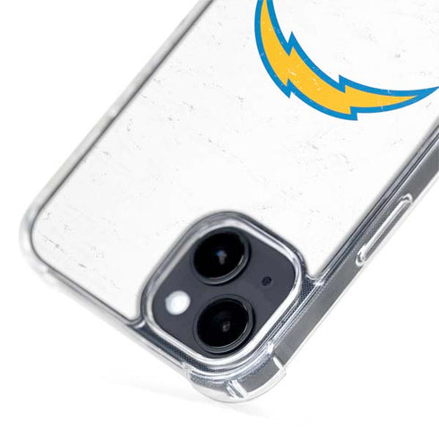 NFL Los Angeles Chargers Distressed iPhone 15 Plus MagSafe Case