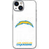 NFL Los Angeles Chargers Distressed iPhone 15 Plus Skin