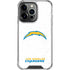 NFL Los Angeles Chargers Distressed iPhone 14 Pro Clear Case