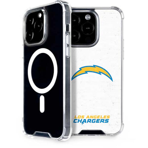 NFL Los Angeles Chargers Distressed iPhone 15 Pro MagSafe Case