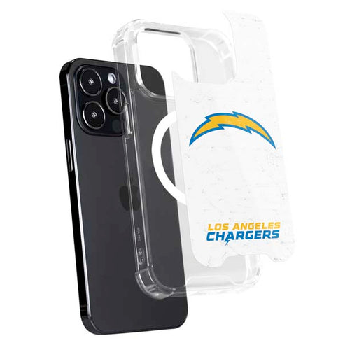 NFL Los Angeles Chargers Distressed iPhone 15 Pro MagSafe Case