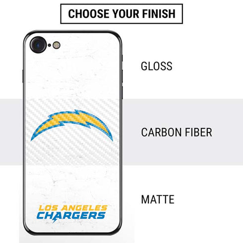 NFL Los Angeles Chargers Distressed iPhone SE (2nd & 3rd Gen) Skin