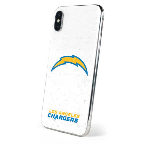NFL Los Angeles Chargers Distressed iPhone X Skin