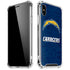 NFL Los Angeles Chargers Distressed iPhone X/XS Clear Case