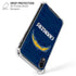 NFL Los Angeles Chargers Distressed iPhone XR Clear Case