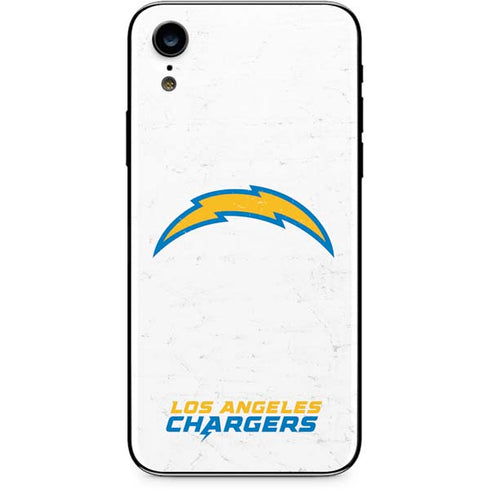 NFL Los Angeles Chargers Distressed iPhone XR Skin