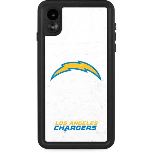 NFL Los Angeles Chargers Distressed iPhone XR Waterproof Case