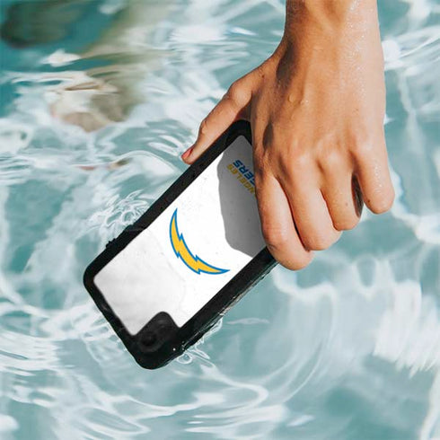 NFL Los Angeles Chargers Distressed iPhone XR Waterproof Case