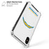 NFL Los Angeles Chargers Distressed iPhone XS Max Clear Case