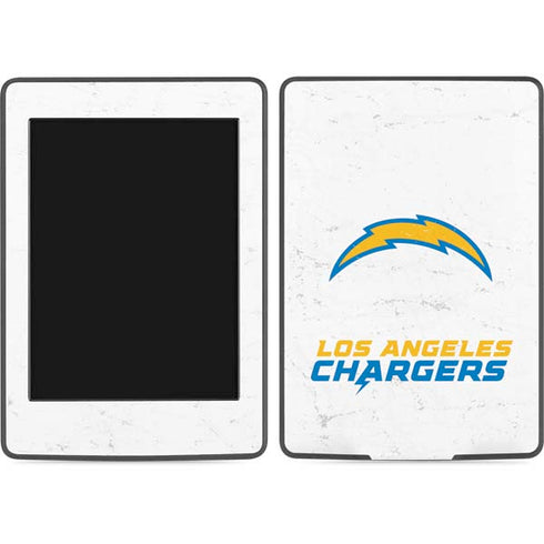 NFL Los Angeles Chargers Distressed Amazon Kindle Skin