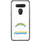 NFL Los Angeles Chargers Distressed LG K51/Q51 Clear Case