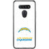 NFL Los Angeles Chargers Distressed LG K51/Q51 Clear Case
