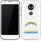 NFL Los Angeles Chargers Distressed Moto E5 Play Skin
