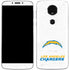 NFL Los Angeles Chargers Distressed Moto E5 Plus Skin