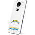NFL Los Angeles Chargers Distressed Moto E5 Plus Skin