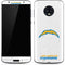 NFL Los Angeles Chargers Distressed Moto G6 Skin