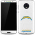 NFL Los Angeles Chargers Distressed Moto G6 Skin
