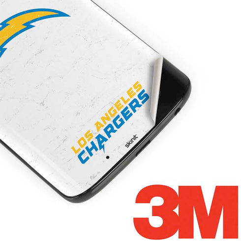 NFL Los Angeles Chargers Distressed Moto G6 Skin