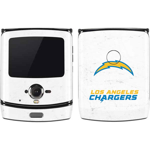 NFL Los Angeles Chargers Distressed Motorola RAZR Skin