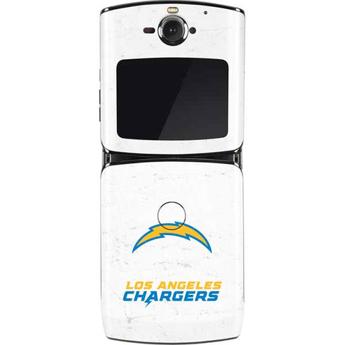 NFL Los Angeles Chargers Distressed Motorola RAZR Skin