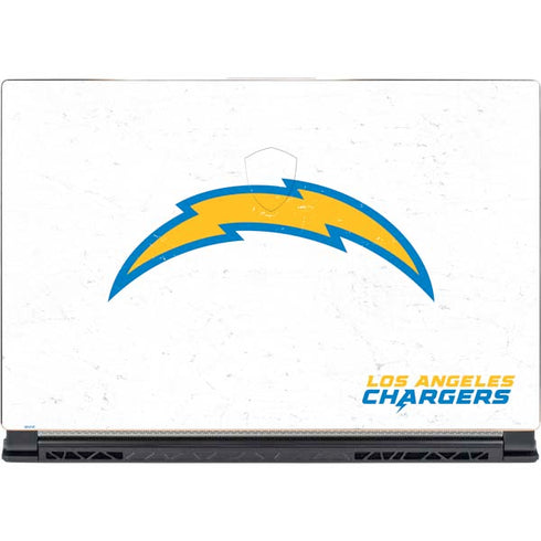NFL Los Angeles Chargers Distressed MSI GS65 Stealth Laptop Skin