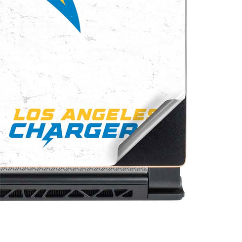 NFL Los Angeles Chargers Distressed MSI GS65 Stealth Laptop Skin