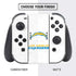 NFL Los Angeles Chargers Distressed Nintendo Switch Bundle Skin