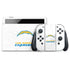 NFL Los Angeles Chargers Distressed Nintendo Switch OLED (2021) Skin