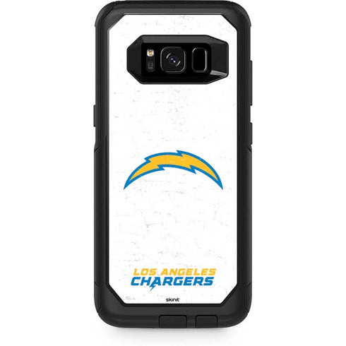 NFL Los Angeles Chargers Distressed Otterbox Commuter Galaxy Skin