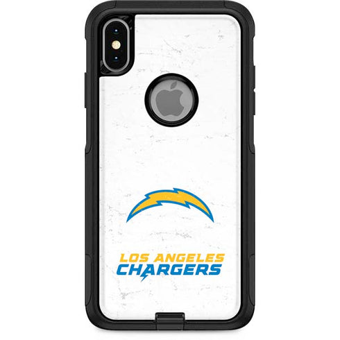 NFL Los Angeles Chargers Distressed Otterbox Commuter iPhone Skin