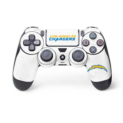 NFL Los Angeles Chargers Distressed PS4 Controller Skin