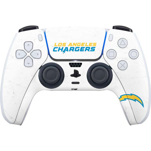 NFL Los Angeles Chargers Distressed PS5 Controller Skin