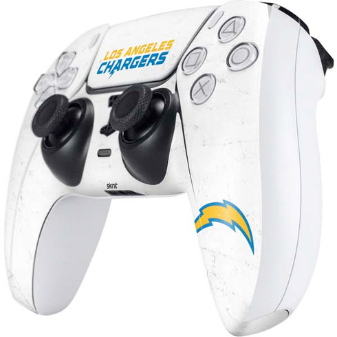 NFL Los Angeles Chargers Distressed PS5 Controller Skin