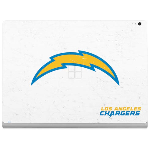 NFL Los Angeles Chargers Distressed Surface Book 2 13.5in Skin