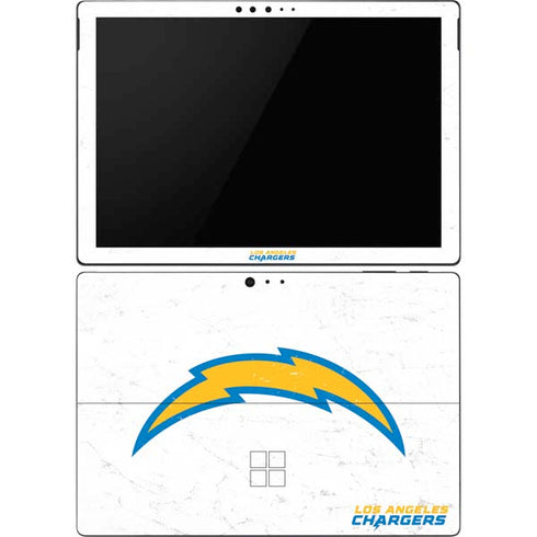 NFL Los Angeles Chargers Distressed Surface Pro 6 Skin