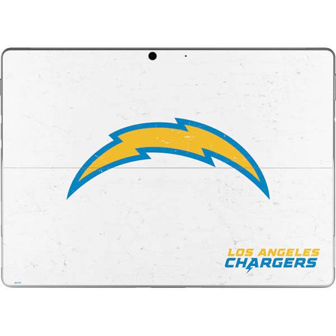 NFL Los Angeles Chargers Distressed Surface Pro 8 Skin