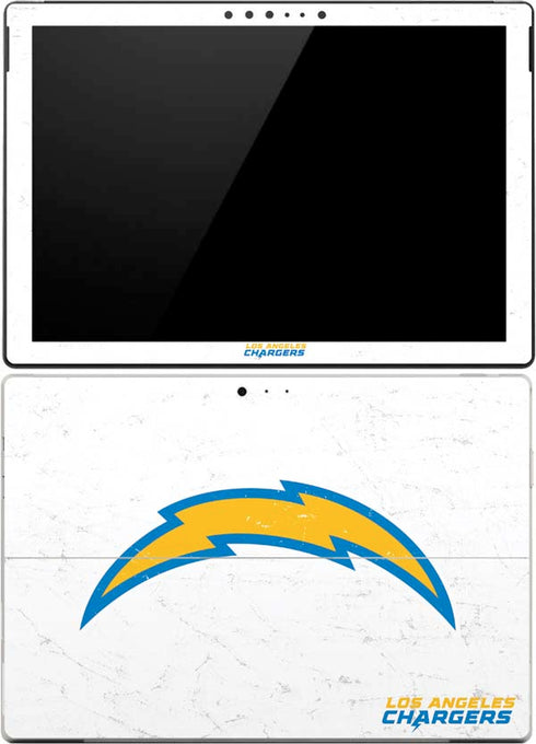 NFL Los Angeles Chargers Distressed Surface Pro (2017) Skin