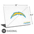 NFL Los Angeles Chargers Distressed Universal Laptop 16in (13 x 9.4in) Skin