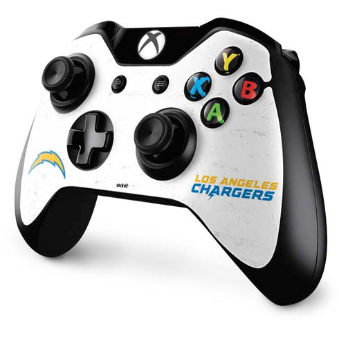NFL Los Angeles Chargers Distressed Xbox One Controller Skin