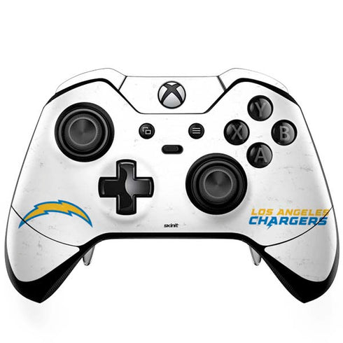 NFL Los Angeles Chargers Distressed Xbox One Elite Controller Skin
