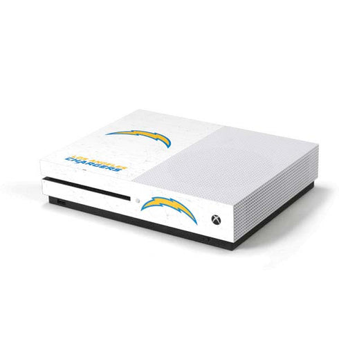 NFL Los Angeles Chargers Distressed Xbox One S Console Skin