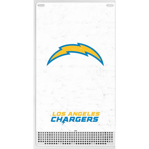 NFL Los Angeles Chargers Distressed Xbox Series S Console Skin