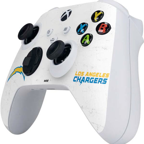 NFL Los Angeles Chargers Distressed Xbox Series S Controller Skin